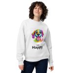 Mehar Club - I am Happy - Unisex eco sweatshirt - Image 3
