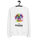 Mehar Club - I am Happy - Unisex eco sweatshirt - Image 6